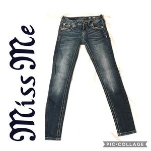 MISS ME ANKLE SKINNY JEANS SZ 26.